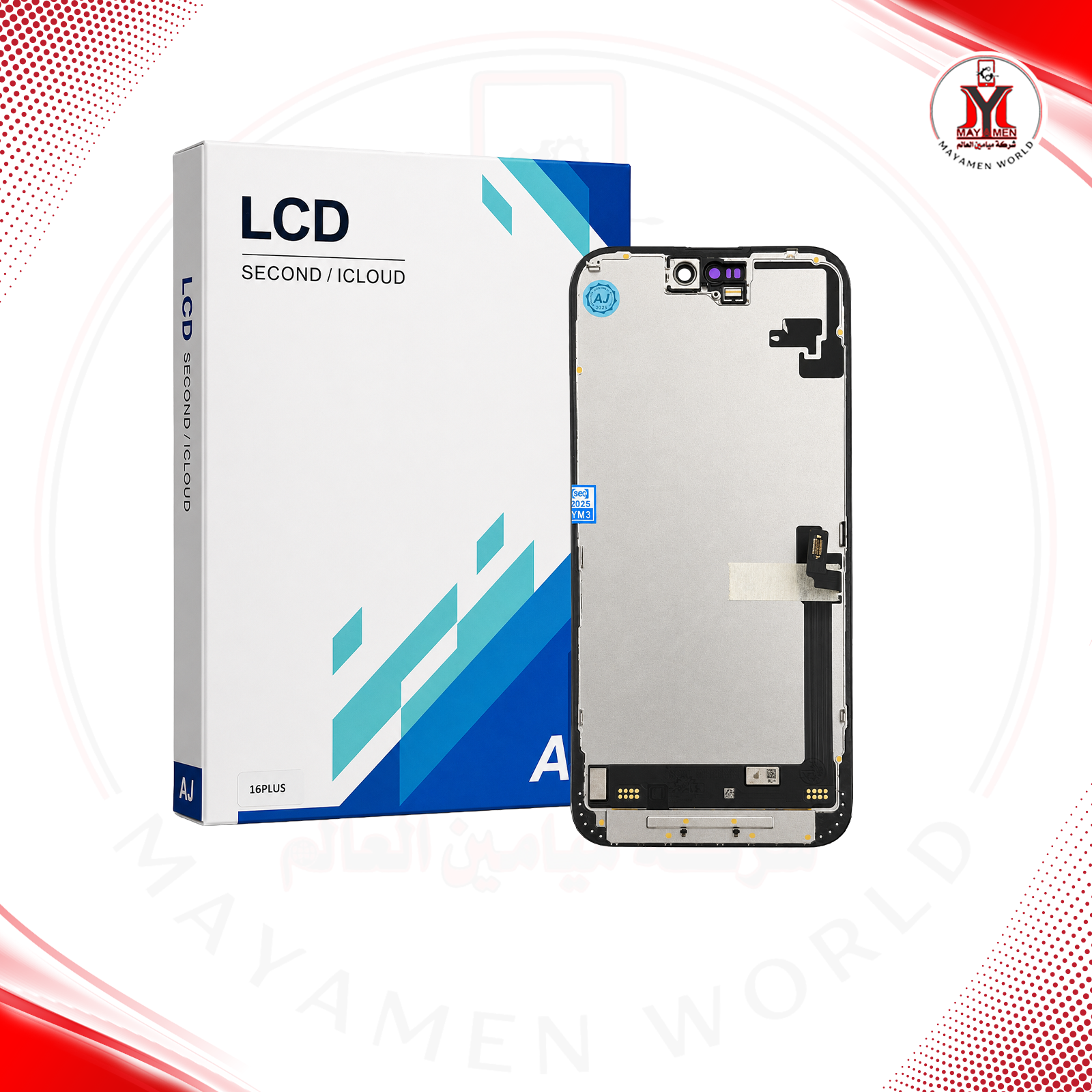 LCD IPHONE 16+-(AJ-SEC)